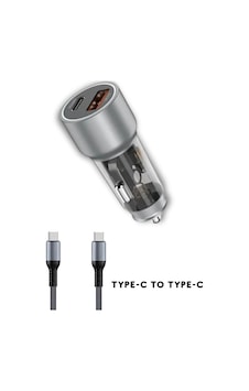 48w Type-c Usb Hızlı Şarj Pd Ultra Fast Araç Şarj Kiti Araç İçi Şarj Aleti Çakmaklık Adaptör