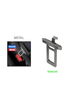 Emniyet Kemer Yükseltici Metal Kancalı Tip 2 Adet