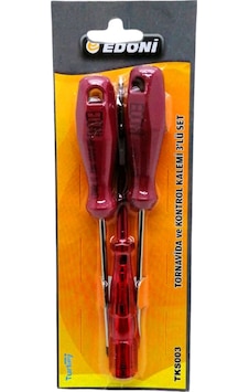 3 Parça Set Tornavida Yıldız - Düz - Kontrol Kalemi 5332 3 Parça Set Tornavida Yıldız - Düz - Kontrol Kalemi 5332