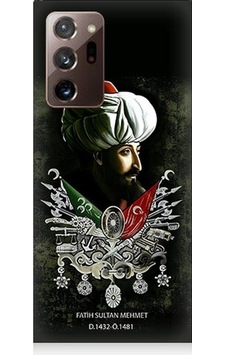Samsung Galaxy Note 20 Ultra Uyumlu Fatih Sultan Mehmet Desenli Silikon Kılıf Samsung Galaxy Note 20 Ultra Uyumlu Fatih Sultan Mehmet Desenli Silikon Kılıf