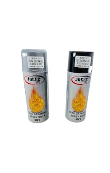 Joker Isıya Dayanıklı Eksoz Boya Mat Siyah 600 Derece 400ml 0