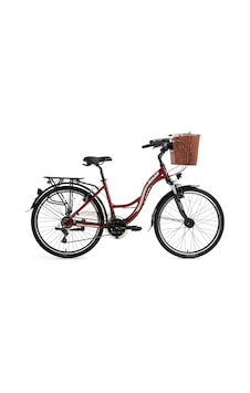 Bisan Sandy 26 Jant 21 Vites Şehir Bisikleti 43cm Kadro Bordo Bordo