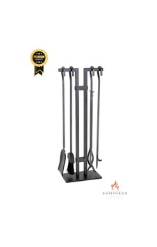 Lüx Ithal Siyah Şömine-soba Maşa Takımı Aksesuar Seti -sgss-018 Lüx Ithal Siyah Şömine-soba Maşa Takımı Aksesuar Seti -sgss-018