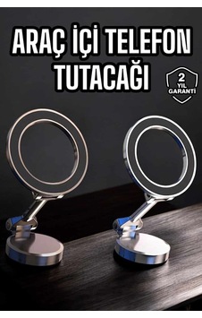 Telefon Tutucu Tüm Arabalara Uyumlu Araç İçi Katlanabilir Manyetik Tasarım - Hs08371107-1321 Renkli Renkli