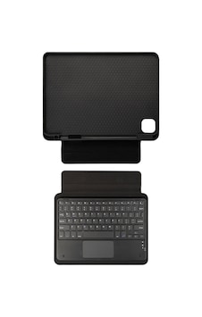 Apple Uyumlu iPad Pro 12.9" Inç 5.nesil/6.nesil 2021/2022 M2 Çip Bluetooh Bağlantılı Standlı Klavyeli Kılıf Apple Uyumlu iPad Pro 12.9" Inç 5.nesil/6.nesil 2021/2022 M2 Çip Bluetooh Bağlantılı Standlı Klavyeli Kılıf