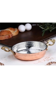 Emr Bakır Yumurta Sahanı - Bakır Sahan Tava 16 CM Emr Bakır Yumurta Sahanı - Bakır Sahan Tava 16 CM