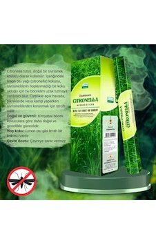 Citronella Sivrisinek Tütsüsü 20 Çubuk