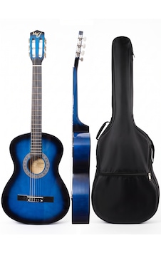 Manuel Raymond 7-10 Yaş Solak Gitar, Çocuk Gitarı, Klasik Gitar Mrc87lh Bls Mavi 1/2-3/4 Manuel Raymond 7-10 Yaş Solak Gitar, Çocuk Gitarı, Klasik Gitar Mrc87lh Bls Mavi 1/2-3/4