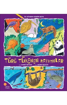 İlk Kitabını Kendin Boya - Türü Tükenen Hayvanlar - Müren Beykan - Günışığı Kitaplığı İlk Kitabını Kendin Boya - Türü Tükenen Hayvanlar - Müren Beykan - Günışığı Kitaplığı