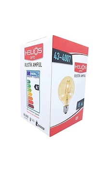 Helıos 6w E27 Duylu 2700k G95 Led Rustik Ampul Helıos 6w E27 Duylu 2700k G95 Led Rustik Ampul