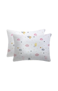 Pamuklu Bebek Fermuarlı Yastık Kılıfı 35x45 2 Adet Pembe Pamuklu Bebek Fermuarlı Yastık Kılıfı 35x45 2 Adet Pembe