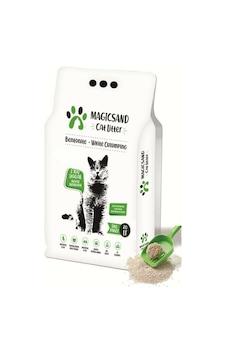 Magicsand Cat Litter Kokusuz Kalın Topaklaşan Bentonit Kedi Kumu 20 L Magicsand Cat Litter Kokusuz Kalın Topaklaşan Bentonit Kedi Kumu 20 L