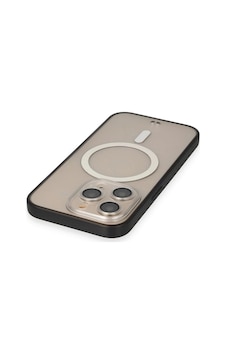 Durukar Apple iPhone Uyumlu 14 Pro Kılıf Grand Magneticsafe Kapak - Siyah