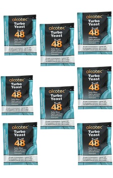 Alcotec 48 Turbo Yeast & Maya 135 Gr 8 Adet Alcotec 48 Turbo Yeast & Maya 135 Gr 8 Adet