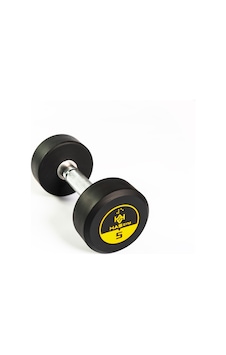 Hasgym Sport 5 Kg Kauçuk Kaplı Profesyonel Olimpik Dumbbell Dambıl