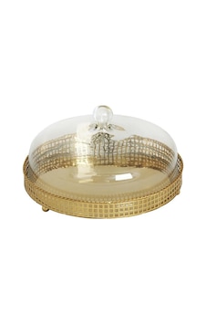 Gold Kapaklı Kek Standı 30 Cm Gold Gold Kapaklı Kek Standı 30 Cm Gold