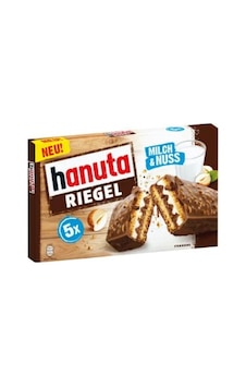 Hanuta Riegel Milch & Nuss 5 Riegel 34.5 G