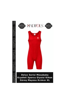 Delux Serisi Müsabaka Kıyafeti Sporcu Giysisi Kihon Güreş Mayosu Kırmızı Xl Delux Serisi Müsabaka Kıyafeti Sporcu Giysisi Kihon Güreş Mayosu Kırmızı Xl