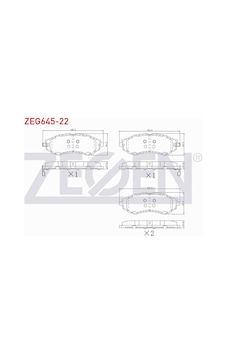 Chevrolet Lacettı J200 1.4i 16v 2006-2012 Ön Fren Balatası İkazlı 96253383 Chevrolet Lacettı J200 1.4i 16v 2006-2012 Ön Fren Balatası İkazlı 96253383
