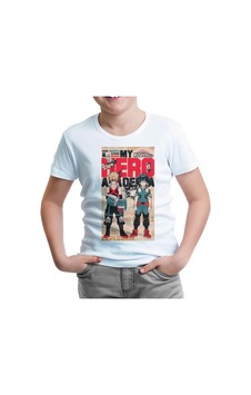 Lord Tshirt My Hero - Deku And Bakugo Beyaz Çocuk Tshirt Lord Tshirt My Hero - Deku And Bakugo Beyaz Çocuk Tshirt
