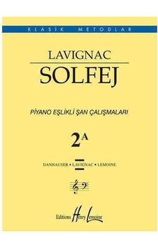 Lavignac Solfej Piyano Eşlikli Şan Çalışmaları 049-pmem3860 Lavignac Solfej Piyano Eşlikli Şan Çalışmaları 049-pmem3860
