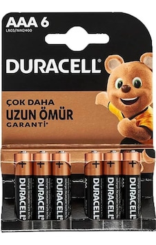 İnce Aaa Kalem Pil 6'lı İnce Aaa Kalem Pil 6'lı
