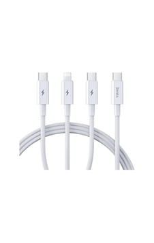 Benks D46 100 W 1.2 M Type-C to Type-C & Type-C & Lightning PD 3.0 Örgülü Şarj ve Data Kablosu Benks D46 100 W 1.2 M Type-C to Type-C & Type-C & Lightning PD 3.0 Örgülü Şarj ve Data Kablosu