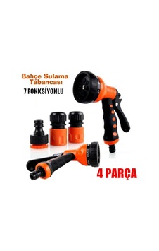 Lexroo 7 Fonksiyonlu Bahçe Sulama Tabancası, 4 Parça Hortum Bağlantı Setli Fıskiye Standart Lexroo 7 Fonksiyonlu Bahçe Sulama Tabancası, 4 Parça Hortum Bağlantı Setli Fıskiye Standart