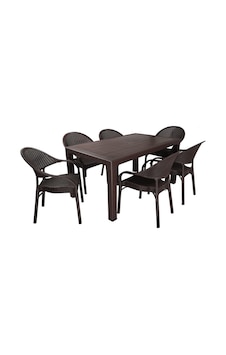 Depootoptan Mandella Elit Rattan 90 x 150 CM Eylül Koltuk Masa Takımı Kahverengi Depootoptan Mandella Elit Rattan 90 x 150 CM Eylül Koltuk Masa Takımı Kahverengi