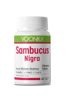 Voonka Sambucus Nigra 42 Çiğneme Tablet Voonka Sambucus Nigra 42 Çiğneme Tablet