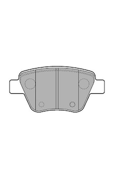 Skoda Superb Ii 1.6 Tdi 2010-2015 Delphi Arka Fren Balatası Skoda Superb Ii 1.6 Tdi 2010-2015 Delphi Arka Fren Balatası