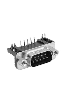 9 Pin Erkek D-sub 90 Derece Konnektör 9 Pin Erkek D-sub 90 Derece Konnektör