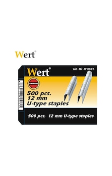 Wert 2507 U Zımba Teli 12 MM 500 Adet