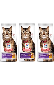 Hill's Feline Sensitive Stomach & Skin Tavuklu Yetişkin Kedi Maması 3 x 1500 G Hill's Feline Sensitive Stomach & Skin Tavuklu Yetişkin Kedi Maması 3 x 1500 G