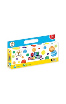 Lino Dot Markers Mini 6'lı Yıkanabilir Lino Dot Markers Mini 6'lı Yıkanabilir