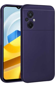 Xiaomi Poco M5 Kılıf Zore Premier Silikon Kapak Lacivert Xiaomi Poco M5 Kılıf Zore Premier Silikon Kapak Lacivert