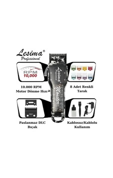Ls-1000 Monster 10.000 Rpm Serisi Professional Model Saç Sakal Tıraş Makinesi Ls-1000 Monster 10.000 Rpm Serisi Professional Model Saç Sakal Tıraş Makinesi