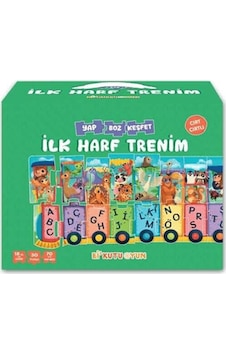 İlk Harf Trenim - Cırt Cırtlı Yapboz Ve Kitap Seti İlk Harf Trenim - Cırt Cırtlı Yapboz Ve Kitap Seti