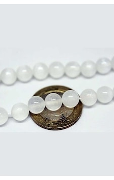 Selenit Taşı 8Mm/3 Adet Selenit Taşı 8Mm/3 Adet
