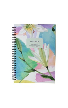 Deffter Lilies A5 Spiralli Defter Çok Renkli Deffter Lilies A5 Spiralli Defter Çok Renkli