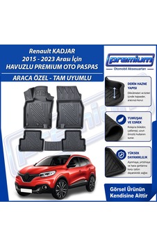 Renault Kadjar Paspas Araca Özel 2015 2023 Arası Derin Havuzlu Premium Oto Paspas Renault Kadjar Paspas Araca Özel 2015 2023 Arası Derin Havuzlu Premium Oto Paspas