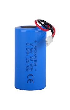 Fanso Er26500h - 1s1p - C Size - 3.6v 8500 Mah Şarjsız Li-socı2 Lithium Pil - Soketli - 51005-2p Fanso Er26500h - 1s1p - C Size - 3.6v 8500 Mah Şarjsız Li-socı2 Lithium Pil - Soketli - 51005-2p