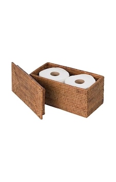 Kouboo La Jolla Dikdörtgen Rattan Kutusu, Bal Kahverengi Tuvalet Kağıdı Saklama Sepeti 16.5 x 12.2 x 11.2 CM Kouboo La Jolla Dikdörtgen Rattan Kutusu, Bal Kahverengi Tuvalet Kağıdı Saklama Sepeti 16.5 x 12.2 x 11.2 CM