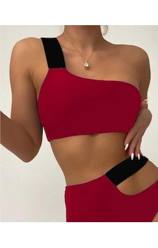 Deep Beach Lastikli Cut Out Bikini Takım Db200713bt 001 Deep Beach Lastikli Cut Out Bikini Takım Db200713bt 001
