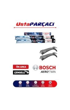 Bosch Mazda 2 2008-2012 Aerotwin-rear Ön Arka Silecek Takımı H354 Bosch Mazda 2 2008-2012 Aerotwin-rear Ön Arka Silecek Takımı H354