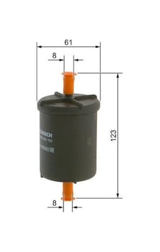 BENZIN FILTRESI ENJ UNO SLX R 9 BOSCH 0450902151 OEM BENZIN FILTRESI ENJ UNO SLX R 9 BOSCH 0450902151 OEM