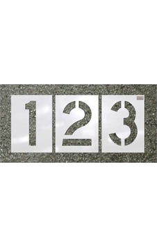 İleri Trafik Boyama Şablonu 0-9 Rakamları (10 Rakam) 25x50 CM İleri Trafik Boyama Şablonu 0-9 Rakamları (10 Rakam) 25x50 CM