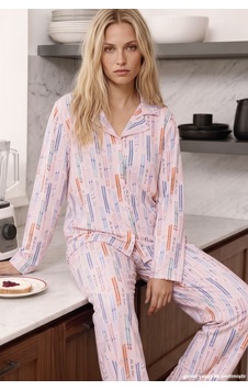 Siyah İnci Pembe Desenli Termal Kumaşlı Ultra Soft Yumuşak Düğmeli Örme Pijama Takımı 26226127 Siyah İnci Pembe Desenli Termal Kumaşlı Ultra Soft Yumuşak Düğmeli Örme Pijama Takımı 26226127