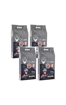 Vancat Aktif Karbon Kokusuz Bentonit Kedi Kumu 4 x 10 L Vancat Aktif Karbon Kokusuz Bentonit Kedi Kumu 4 x 10 L
