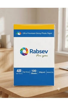 Rabsev Fotoğraf Kağıdı 10x15cm Parlak 200gr 4r 1 Paket 100 Adet Rabsev Fotoğraf Kağıdı 10x15cm Parlak 200gr 4r 1 Paket 100 Adet